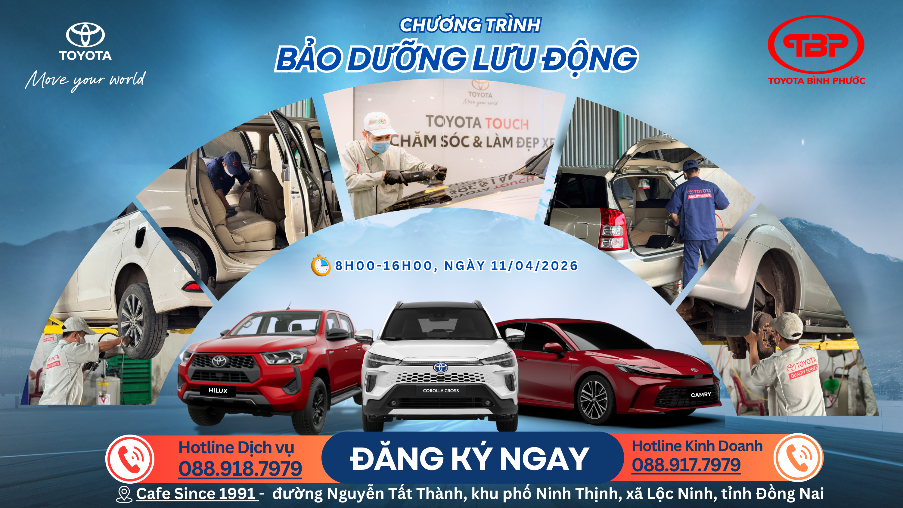 CHƯƠNG TRÌNH BẢO DƯỠNG LƯU ĐỘNG TẠI XÃ LỘC NINH