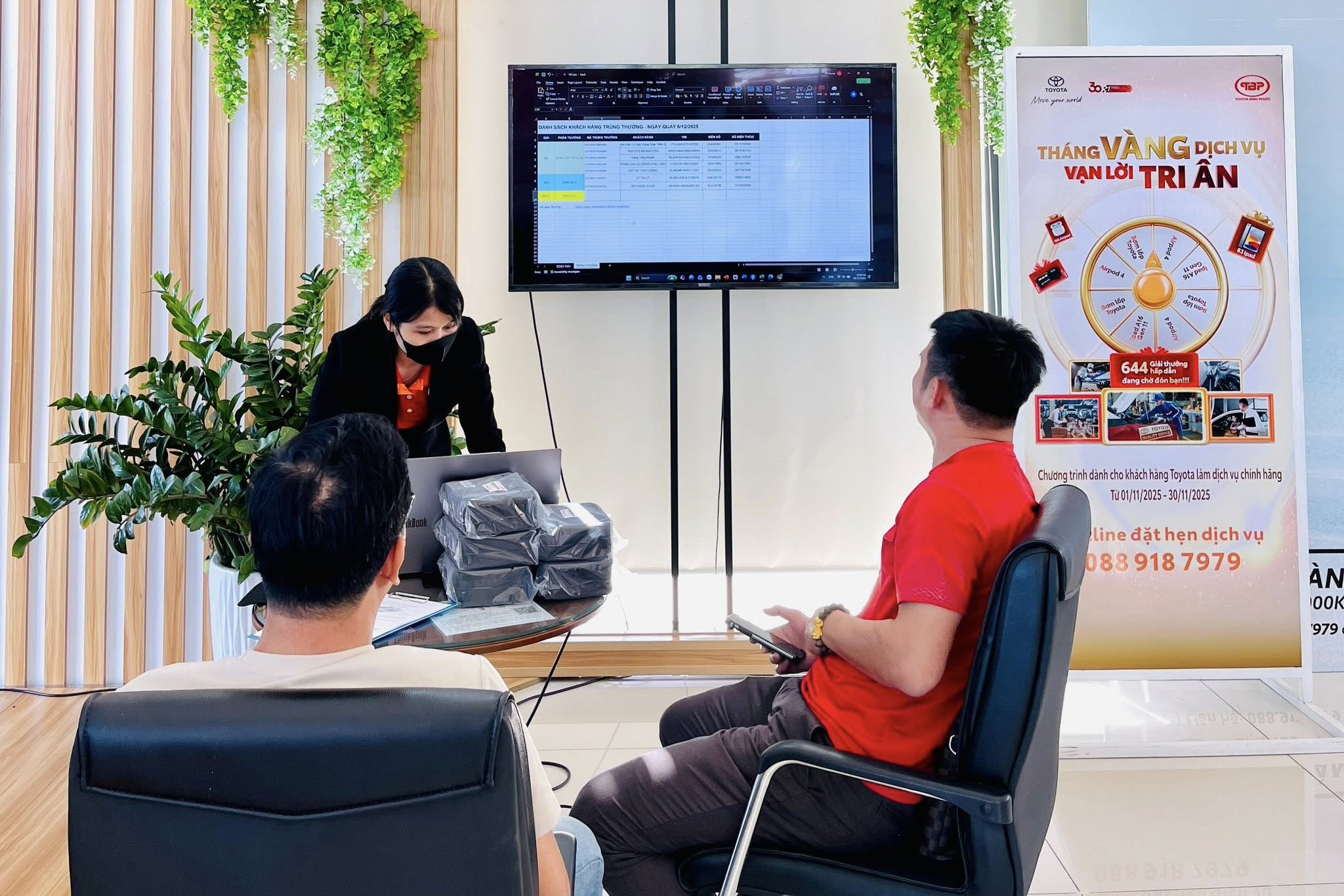 BUỔI QUAY SỐ MAY MẮN CÔNG KHAI CHƯƠNG TRÌNH "THÁNG VÀNG DỊCH VỤ - VẠN LỜI TRI ÂN"!