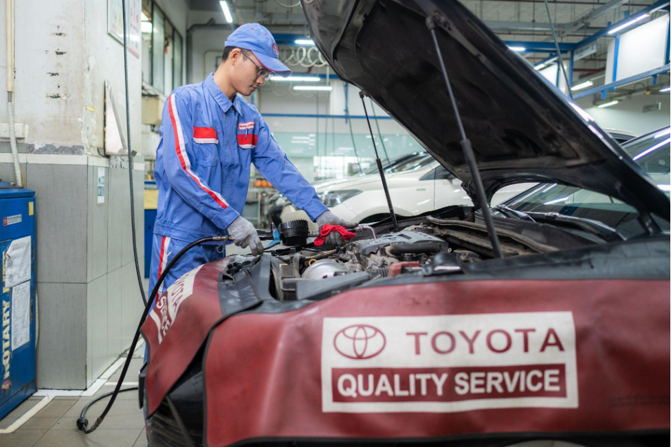 Quy trình dịch vụ – yếu tố hút khách của đại lý Toyota