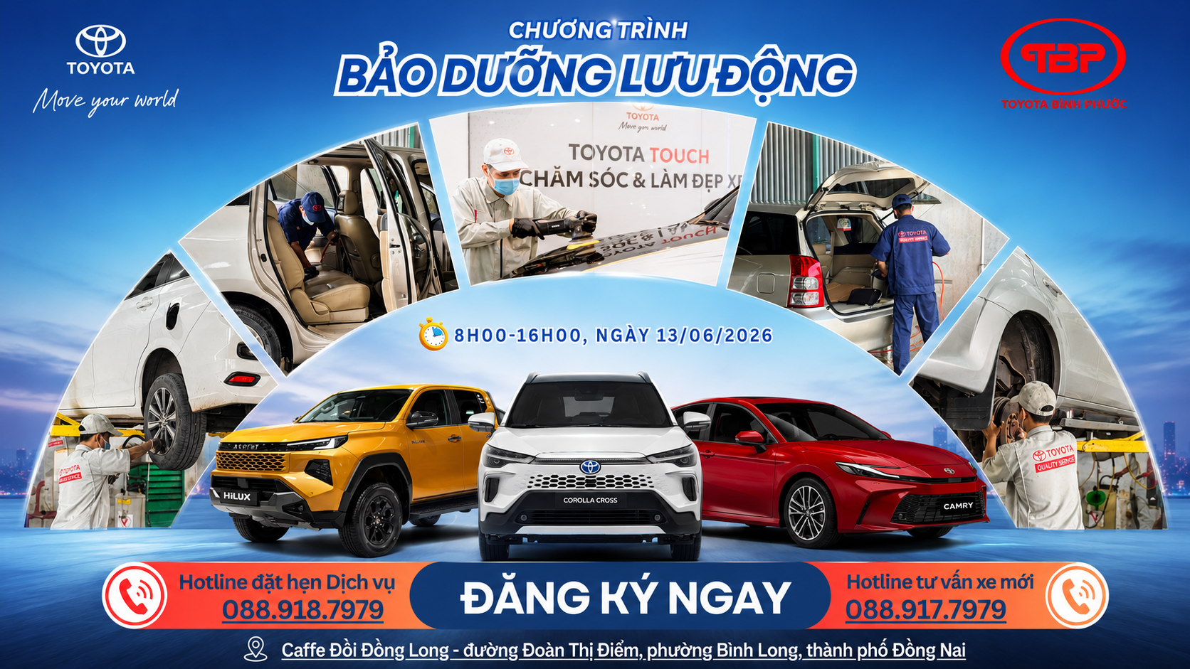 CHƯƠNG TRÌNH BẢO DƯỠNG LƯU ĐỘNG TẠI PHƯỜNG BÌNH LONG