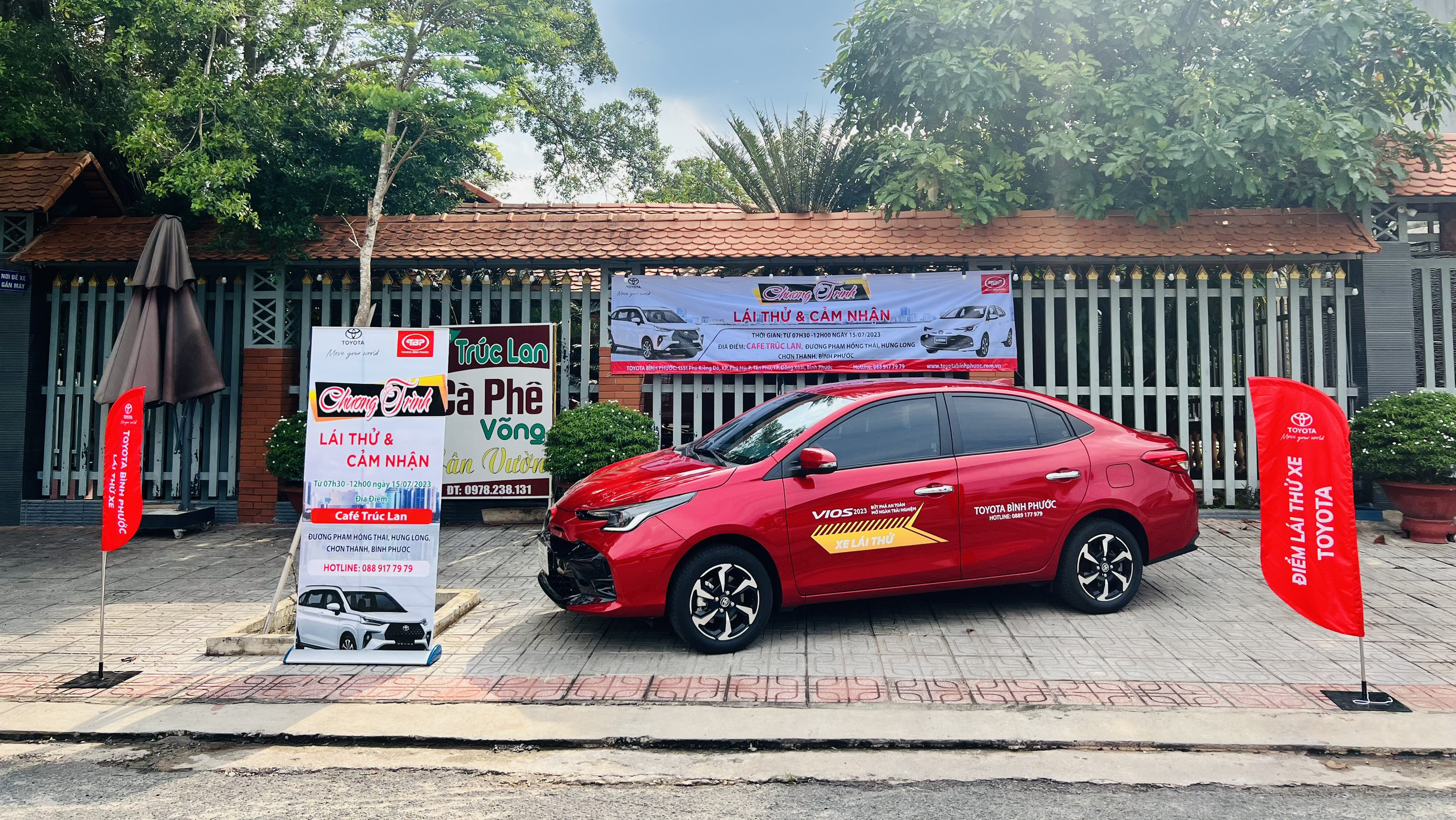 TOYOTA BÌNH PHƯỚC TỔ CHỨC CHƯƠNG TRÌNH LÁI THỬ XE TẠI THỊ XÃ CHƠN THÀNH 15-07-2023